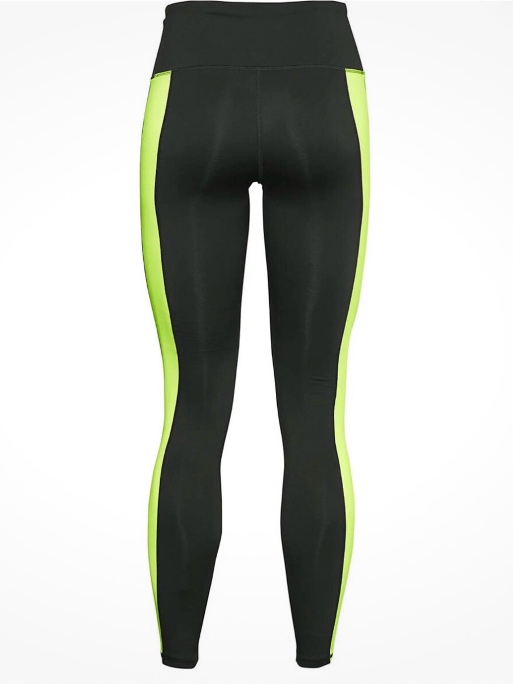 Under Armour Hunter Green/Neon Green ColdGear Leggings NWT Size S